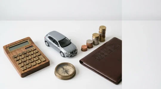 Illustration représentant les éléments clés du calcul d'une prime d'assurance automobile