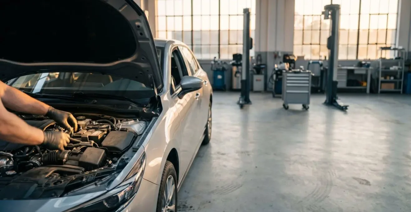 Vérification minutieuse des éléments vitaux d'une automobile avant un départ en voyage