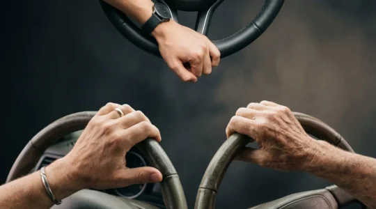 Illustration symbolique représentant différents profils de conducteurs automobiles dans un contexte d'assurance